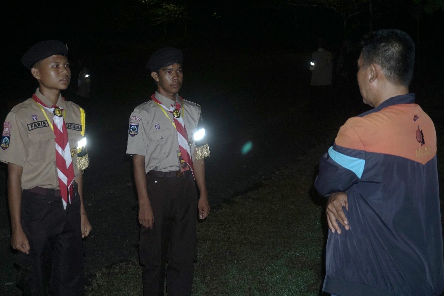 Sesi Uji SKU oleh Pembina Paskibraka SMAN 1 BELINYU