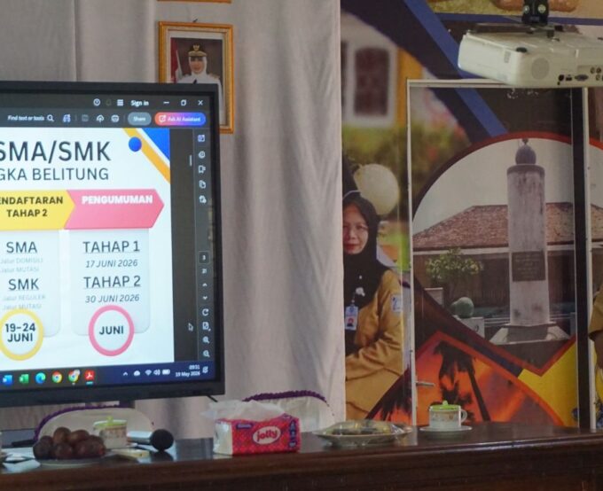 SMAN 1 Belinyu Gelar Sosialisasi SPMB 2026