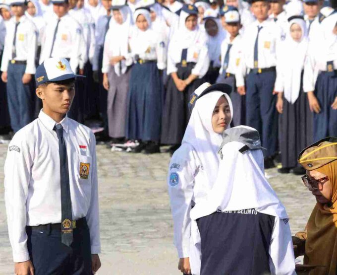 MPLS Hari Pertama, SMAN 1 Belinyu Tanamkan Karakter, Wawasan Sekolah, dan Kesadaran Hukum kepada Murid Baru