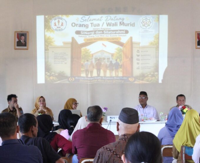 SMAN 1 Belinyu Perkuat Sinergi dengan Orang Tua/Wali Murid Kelas XI dan XII Sambut Tahun Ajaran 2026/2027