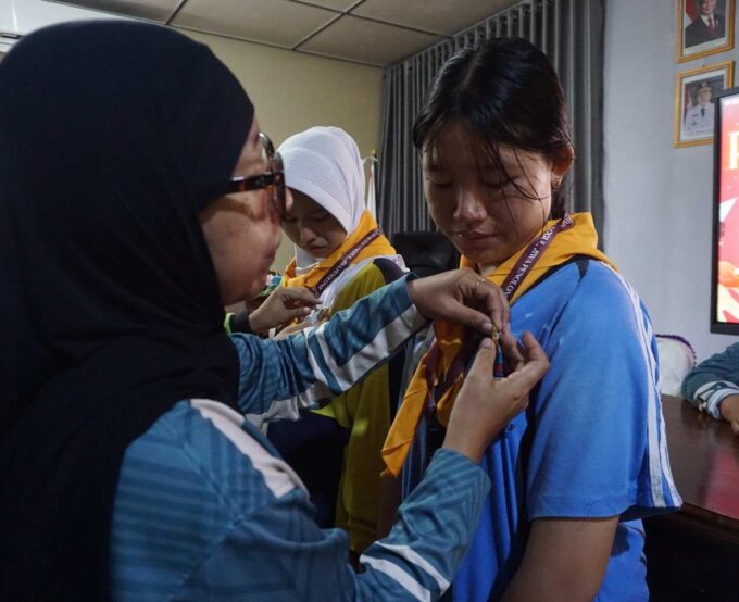 PMR Wira SMAN 1 Belinyu Gelar Pelantikan Periode 2026–2027